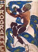 Leon Bakst in the ballet Afternoon of a Faun 1912 USA oil painting artist